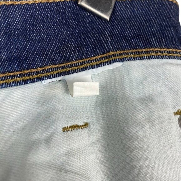 BRAX Cadiz Mens Blue Dark Wash Stretch Straight Fit Denim Jeans Estimate 32 X 30 - Picture 4 of 15